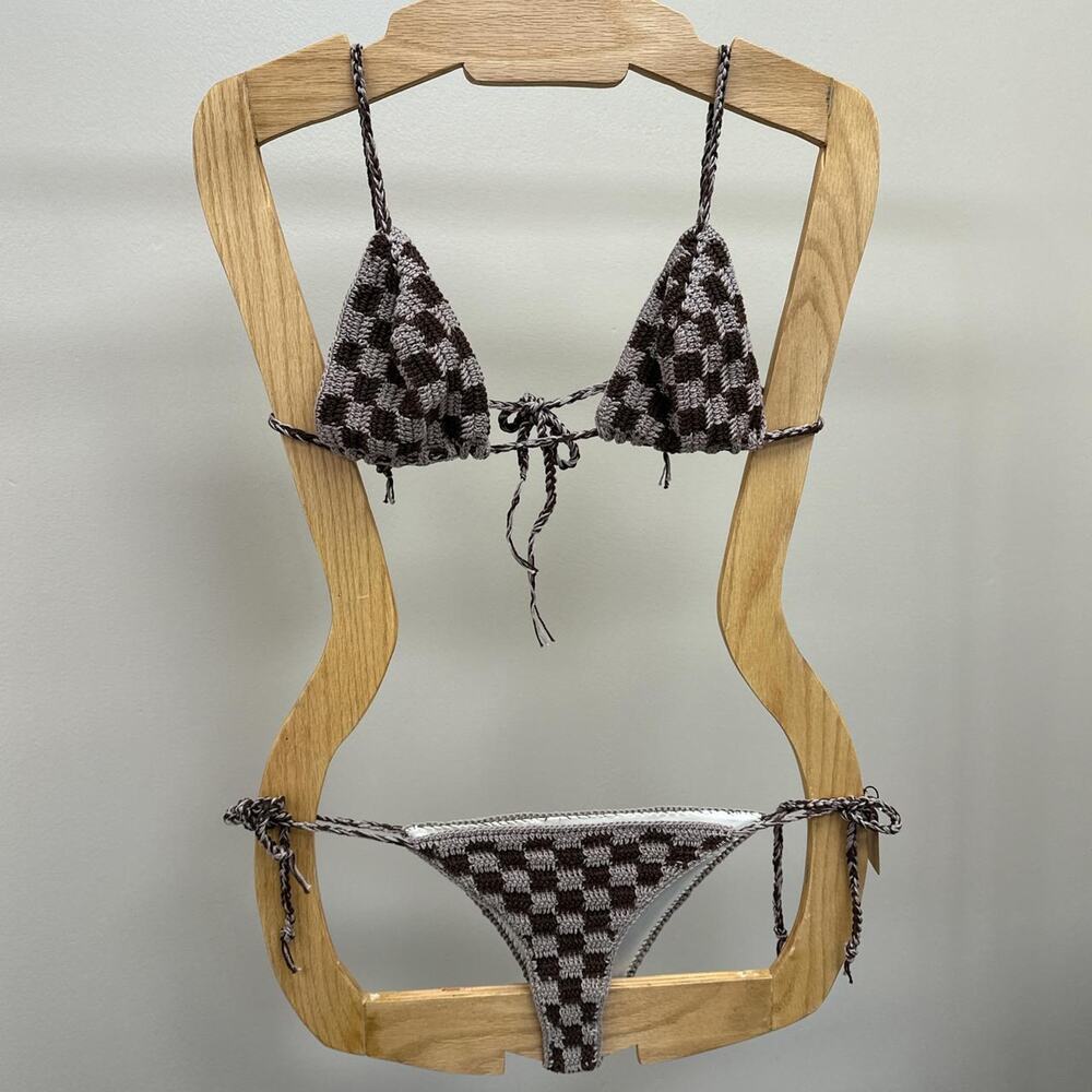 Hand made croche bikini bathing